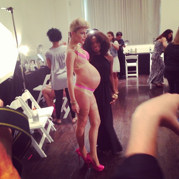 You! Lingerie Maternity and Nursing Backstage with Founder and Designer at Lingerie Fashion Week