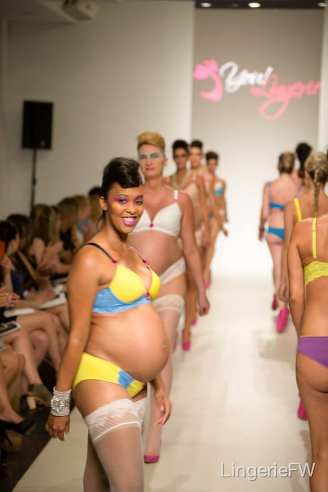 You! Lingerie Maternity and Nursing Lingerie Models at Lingerie Fashion Week